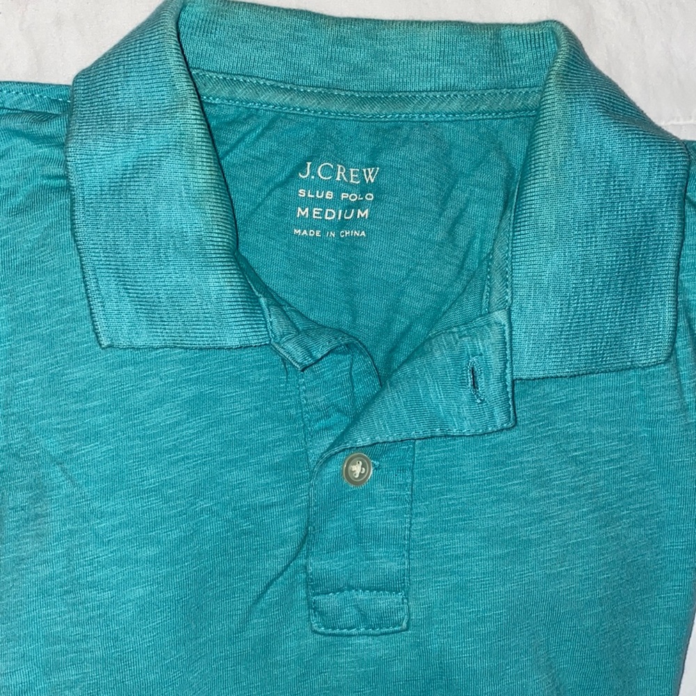 J. Crew Slub Polo T-shirt